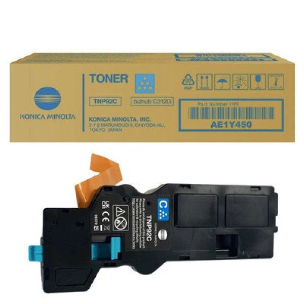 Konica-Minolta TNP92C CIÁN eredeti Toner 4.000 oldalra