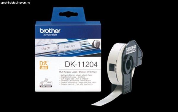 Brother DK11204 etikett (Eredeti)