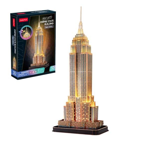 3d LED világítós puzzle: Empire State building