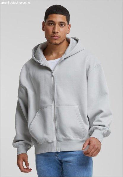 DEF Zip Hoody grey washed