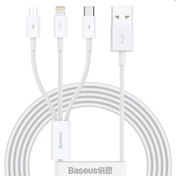 PremiumCord Kabel micro USB 2.0, A-B 5m, fehér