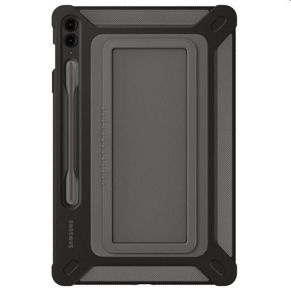 Standing Outdoor Cover tok Samsung Galaxy Tab S9 FE számára, titan