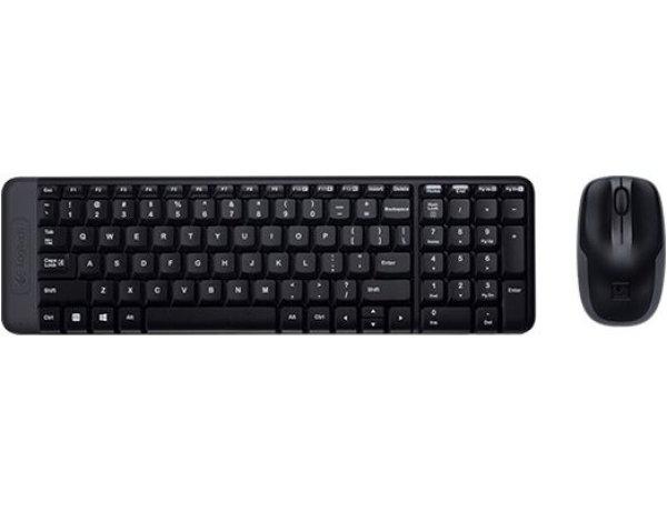 Vezeték nélküli szett Logitech Vezeték nélküli Set-Billentyűzet és Egér
MK220, US