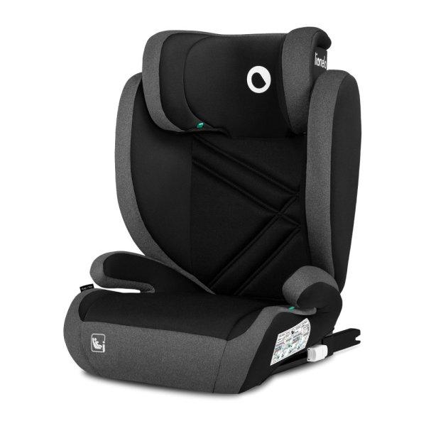 Lionelo gyerekülés Hugo I-Size Isofix fekete-szürke