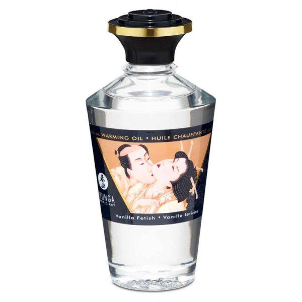 Shunga Aphrodisiac Oils Vanilla Fetish melegítő masszázsolaj 