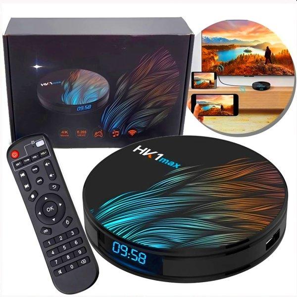 HK1 Max Smart Ultra HD TV Box – 8K Android 9.0 TV Okosító, 4GB RAM, 64GB ROM
(BBV)