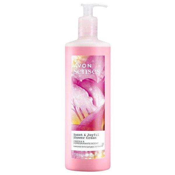 Avon Krémes tusfürdő frézia és gránátalma
illattal (Shower Cream) 720 ml