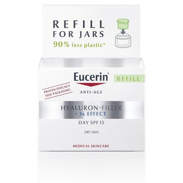 Eucerin Csere utántöltő öregedésgátló
nappali krémhez SPF 15 száraz bőrre Hyaluron-Filler 3x EFFECT 50
ml