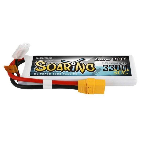 Akumulátor Gens Ace Soaring 3300mAh 7.4V 30C 2S1P XT90