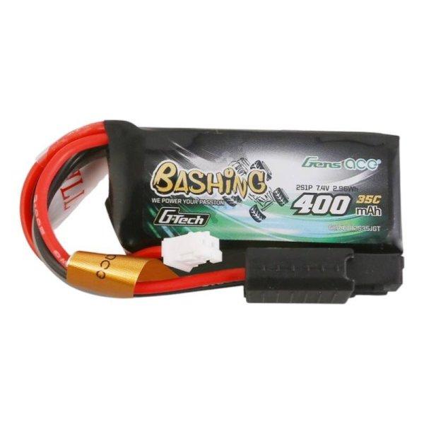 Gens ász G-Tech 400mAh 7.4V 2S1P 35C Lipo akkumulátor JST-PHR Plug-Bashing
sorozatú csatlakozóval