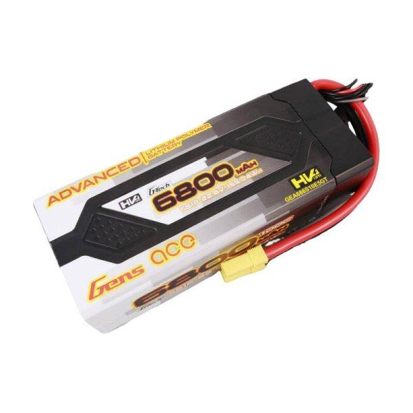 Gens ace G-Tech Advanced 6800mAh 22.8V 100C 6S1P HardCase 61#Lipo
akkumulátorcsomag EC5-össel