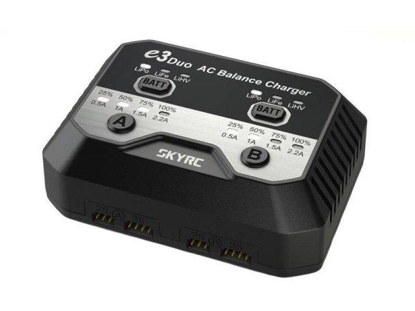 SkyRC e3 Duo töltő 2x20W