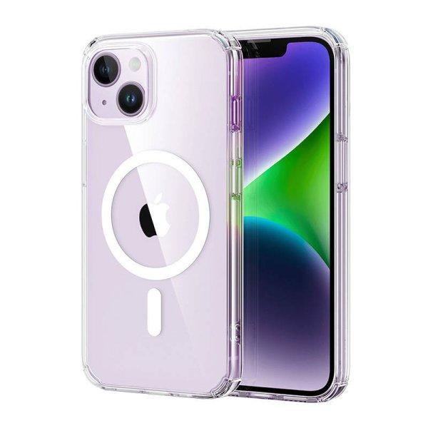 ESR Krystec Clear tok iPhone 14 Plus készülékhez, Magsafe (átlátszó)