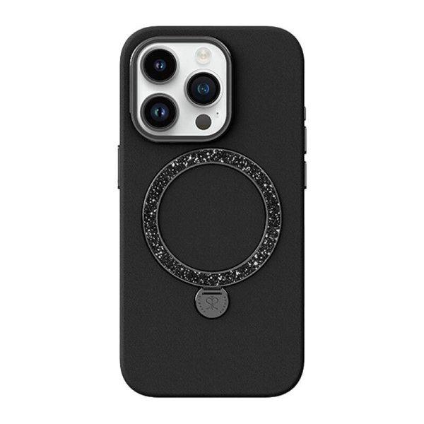 Telefon tok Joyroom Dancing Circle PN-15L2 Iphone 15 Pro (fekete) csomagolás
nélkül