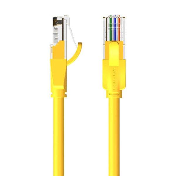 Network Cable UTP CAT6 Vention IBEYF RJ45 Ethernet 1000Mbps 1m Yellow