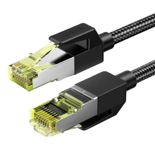 UGREEN NW150 fonott hálózati kábel, Ethernet RJ45, Cat.7, F / FTP, 5 m
(fekete)