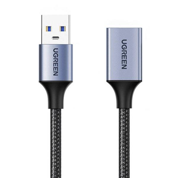 UGREEN USB 3.0 hosszabbító kábel, USB male - USB female, 0,5m (fekete)