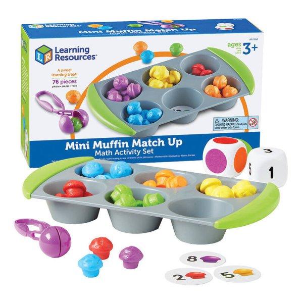 Learning Resources LER 5556 Mini Muffin Match Up matematikai
tevékenységkészlet