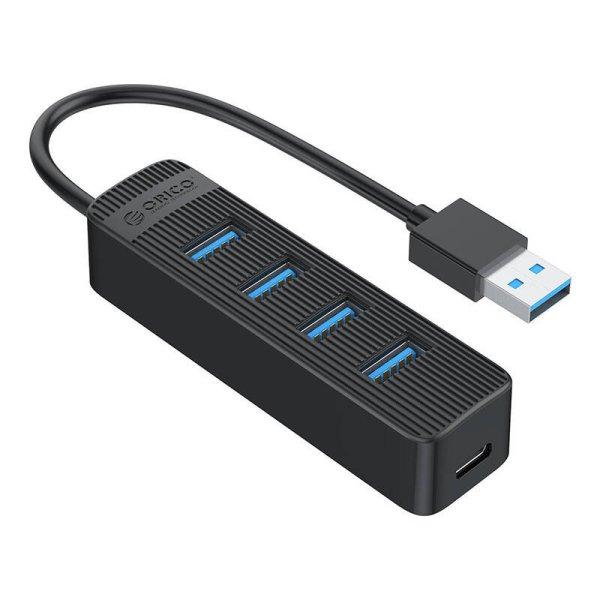 Orico TWU3 USB 4x USB 3.0 hub adapter (fekete)