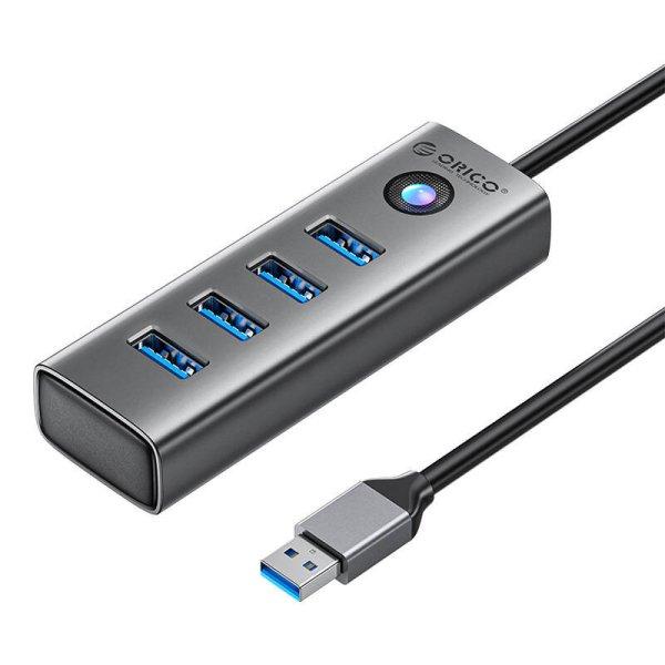 Orico PDD4U USB-ről 4x USB 3.0 hub adapterre (szürke)