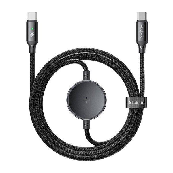 Mcdodo CA-4170 2 az 1-ben USB-C kábel Samsung Watch vezeték nélküli töltő,
60W, 1.5m