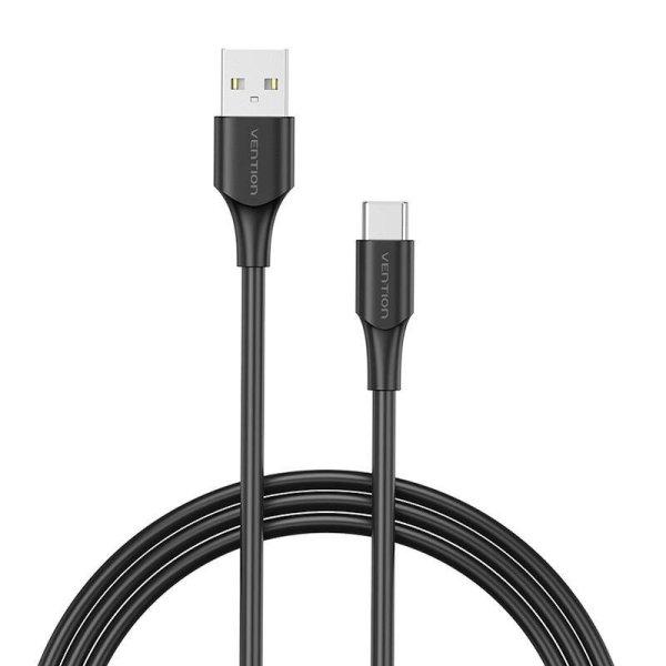 USB 2.0 USB-C kábel Vention CTHBD 3A, 0.5m fekete