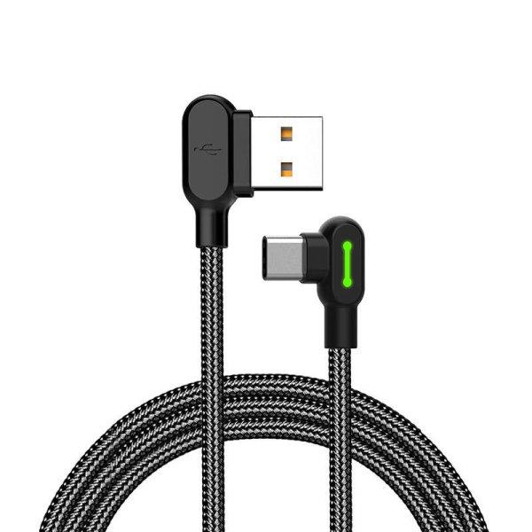 USB USB-C kábel Mcdodo CA-5280 LED, 1.2m (fekete)