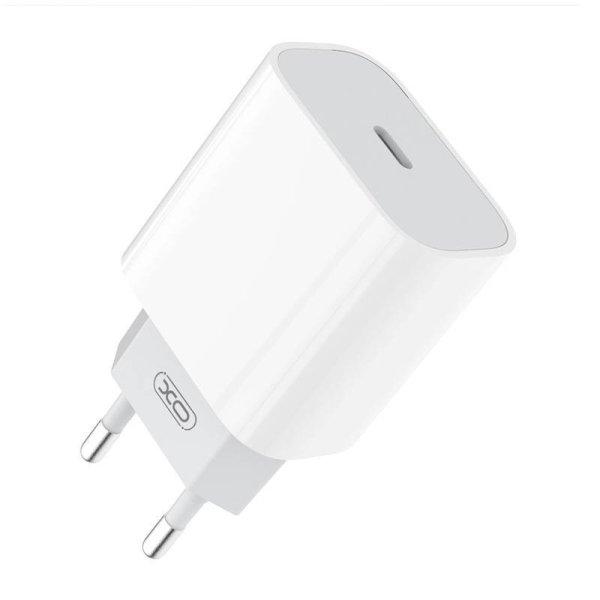 Fali töltő XO L77, USB-C 20W (fehér)