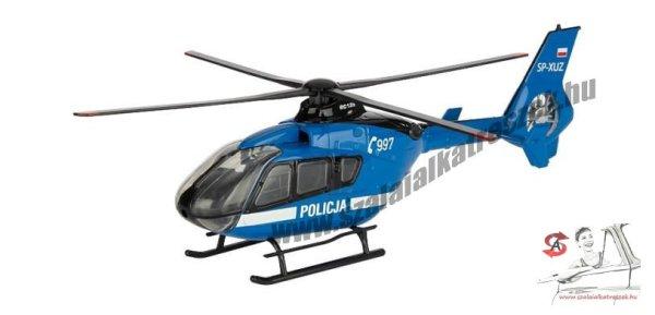 Makett Helikopter Ec-135 Kék