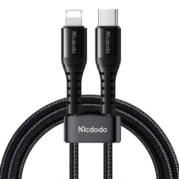 Kábel USB-C és villám Mcdodo CA-5631, 36W, 1m (fekete)