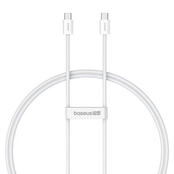 Kábel szybkiego ³adowania USB-C do USB-C Baseus Superior 2 100W 1m (bia³y)