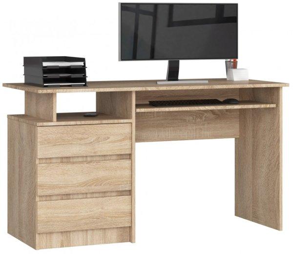 Íróasztal - Akord Furniture - CLP 135 cm - sonoma tölgy