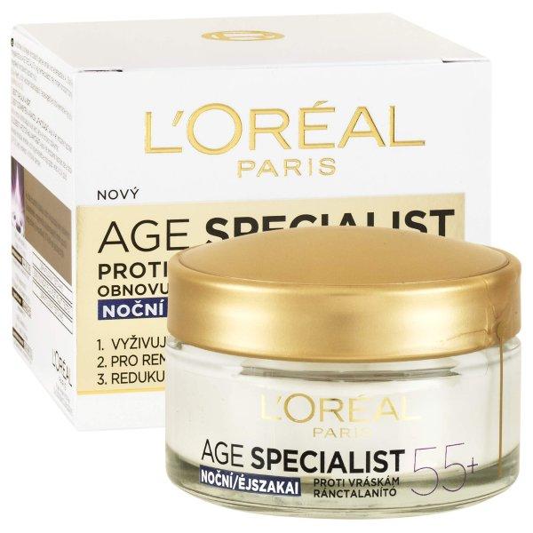 L´Oréal Paris Éjszakai ránctalanító krém Age
Specialist 55+ 50 ml