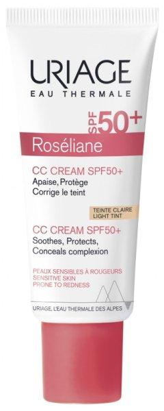 Uriage CC krém érzékeny bőrpírra hajlamos bőrre
SPF 50+ Roséliane (CC Cream) 40 ml