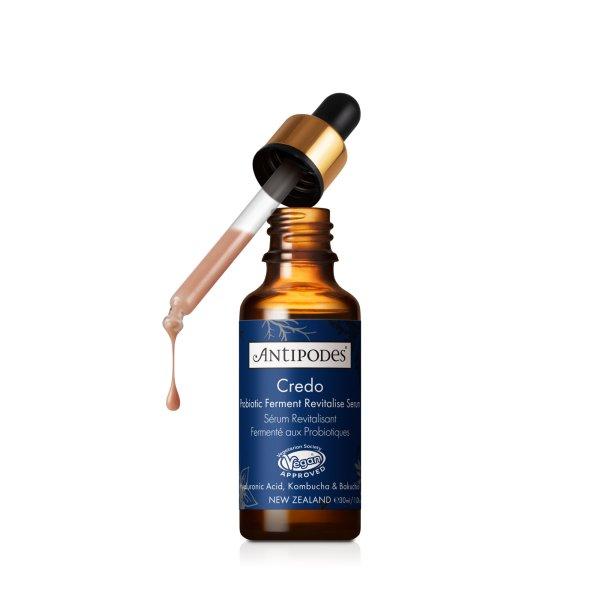 Antipodes Probiotikus bőrszérum Credo (Probiotic Ferment Revitalise
Serum) 30 ml