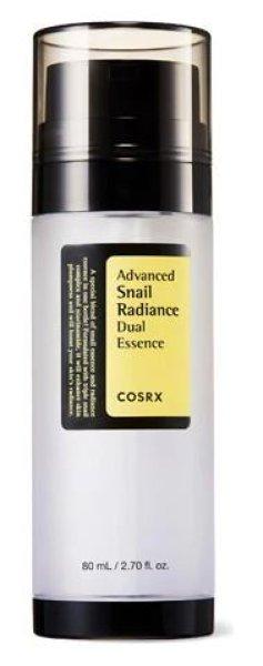 COSRX Arcápoló emulzió csigaszekrécióval (Advanced
Snail Radiance Dual Essence) 80 ml