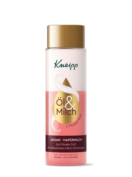 Kneipp Kétfázisú fürdőolaj argán olajjal és
rizstejjel (Argan Oil & Oat Milk Bath) 250 ml