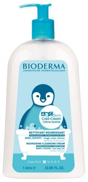 Bioderma Tápláló tisztító krém ABCDerm (Nourishing
Cleansing Cream) 1000 ml