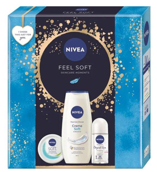 Nivea Ajándékcsomag Feel Soft