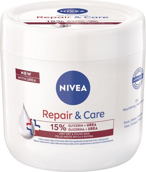 Nivea Testápoló krém Repair & Care Urea (Nourishing Cream) 400 ml