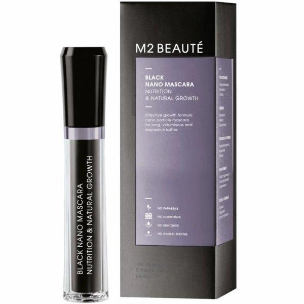 M2 Beauté Tápláló szempillaspirál Nutrition & Natural
Growth (Nano Mascara) 6 ml