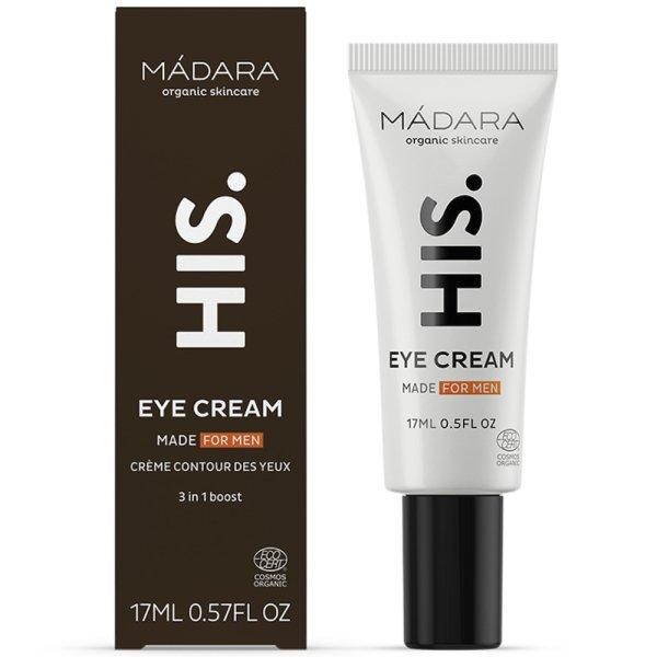 MÁDARA Szemkörnyékápoló krém férfiaknak HIS.
(Eye Cream) 17 ml