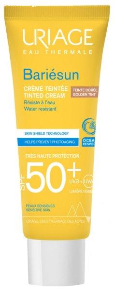 Uriage Fényvédő krém arcra SPF 50+ Bariesun Golden Tint
(Tinted Cream) 50 ml