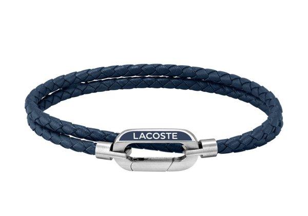 Lacoste Férfi bőr karkötő, Starboard 2040112 19 cm