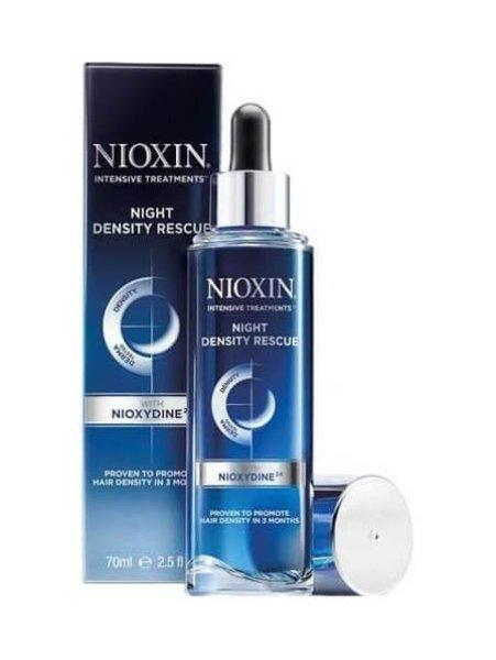 Nioxin Intenzív éjszakai kezelés a bőr hajhullás ellen
(Éjszakai mentési Density) 70 ml