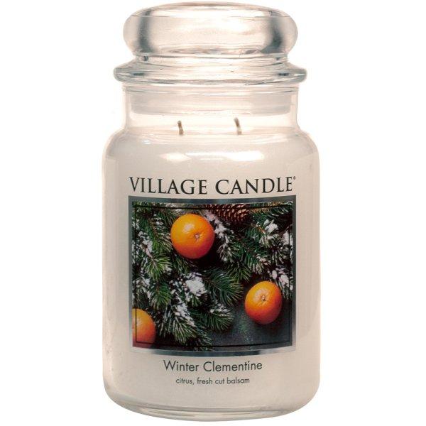 Village Candle Illatgyertya Ünnepi mandarin (Winter Clementine) 602 g