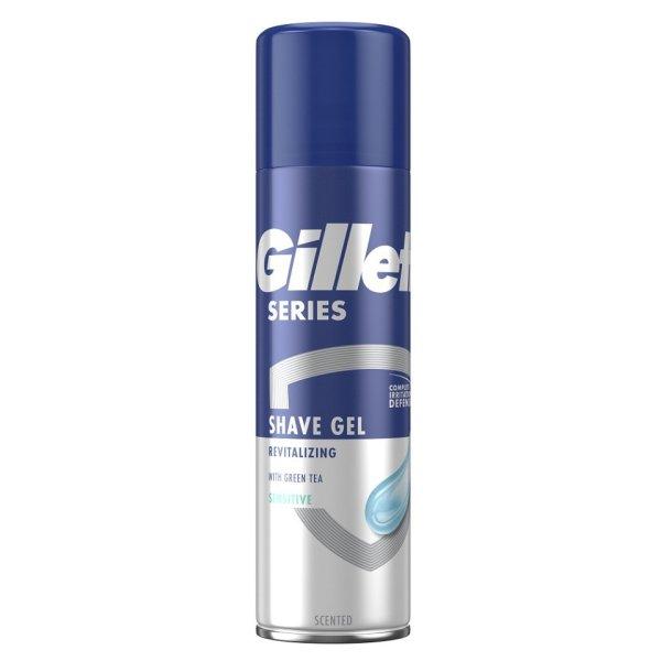 Gillette Revitalizáló borotvazselé zöld teával
(Revitalizing Shave gel) 200 ml