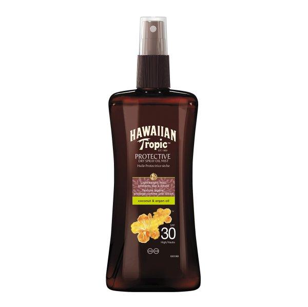 Hawaiian Tropic Száraz napozó olaj SPF 30 Hawaiian Tropic Protective
(Dry Oil Spray) 200 ml