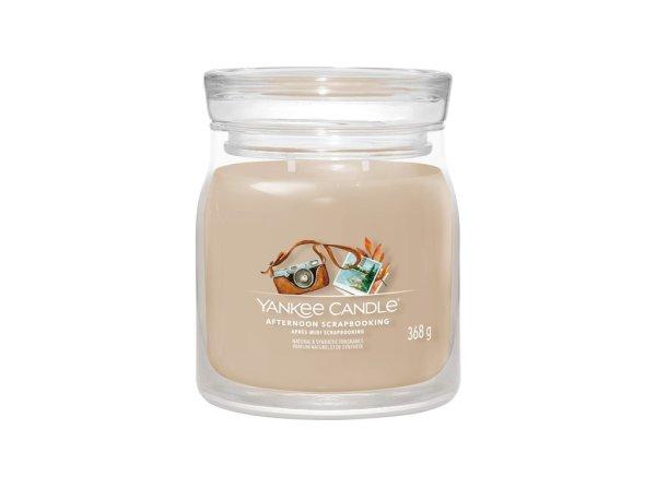 Yankee Candle Illatgyertya Signature közepes Afternoon Scrapbooking 368 g