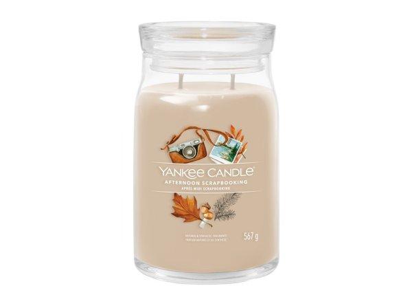 Yankee Candle Illatgyertya Signature nagy Afternoon Scrapbooking 567 g